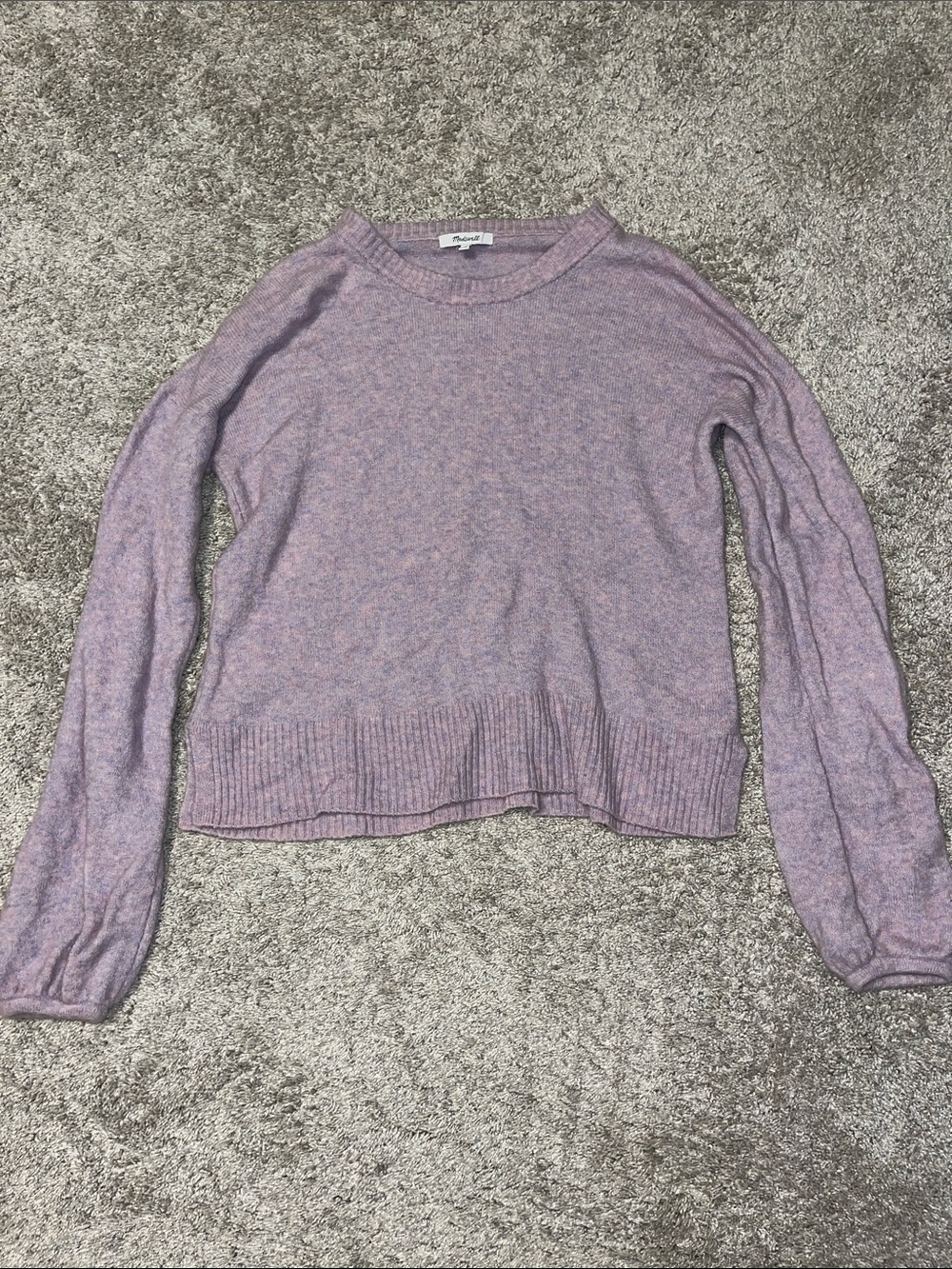 Women's Small Lavender Crewneck Sweater by Madewell